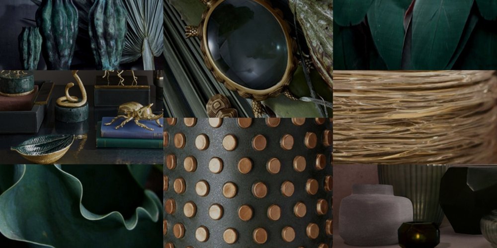 Фон в зеленом стиле для инстаграмма