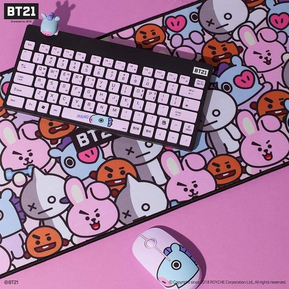 BTS bt21 на клавиатуру