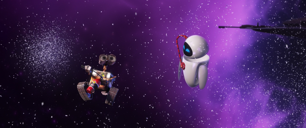 Мультфильм Валли робот ева