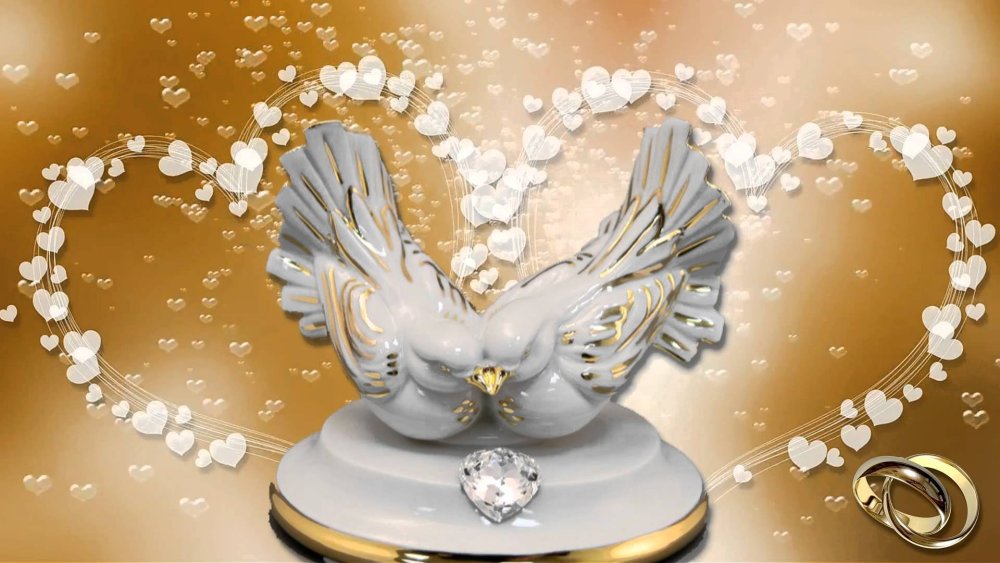 Белый свадебный фон