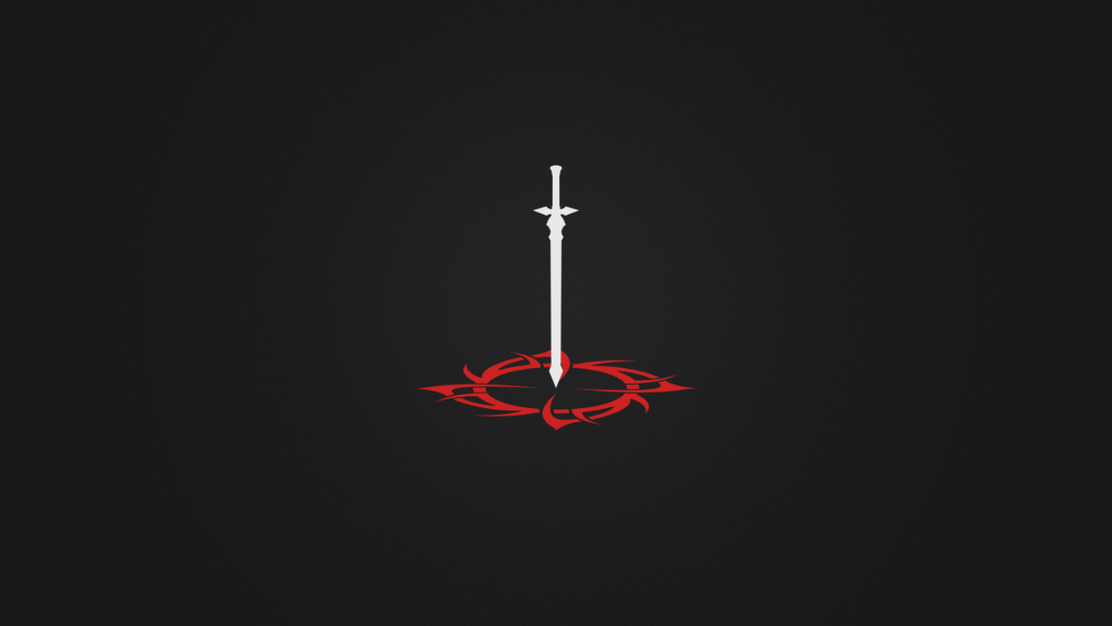 Кельтский крест на Красном фоне