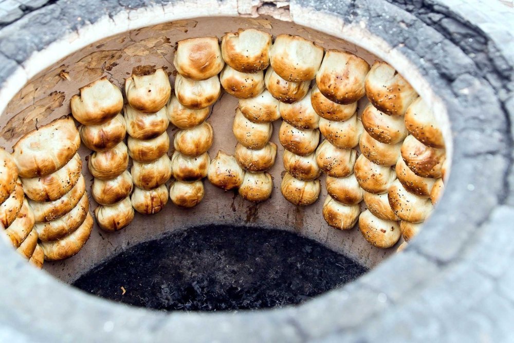 Тандырная самса в тандыре