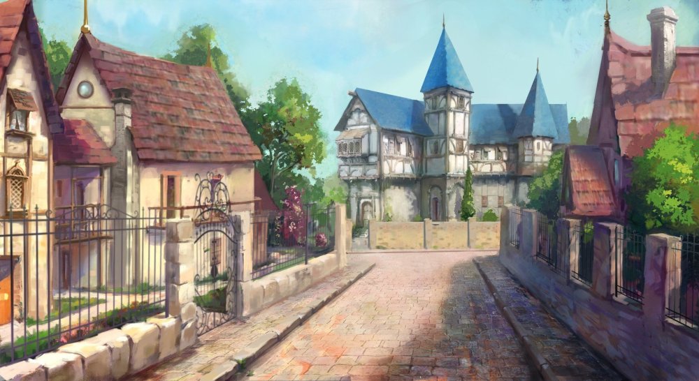 Особняк Сакамаки интерьер