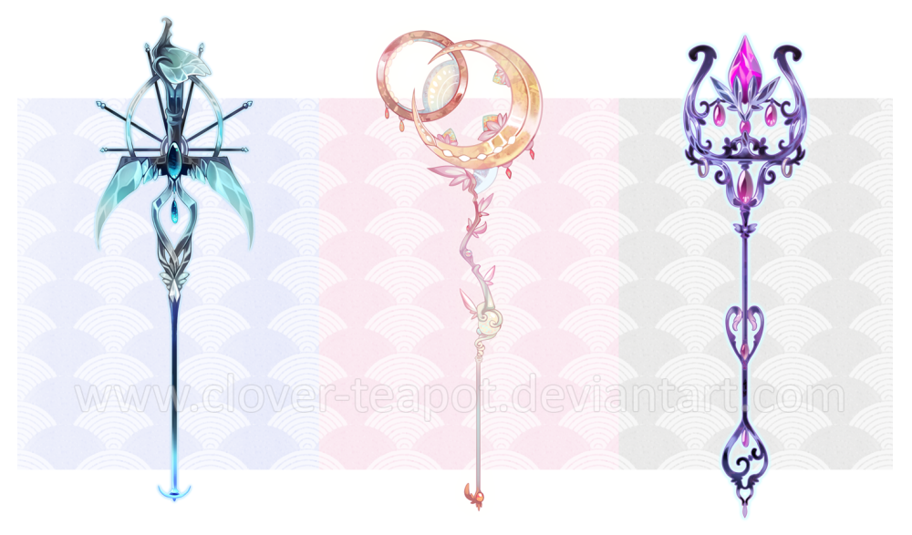 Магический посох аниме