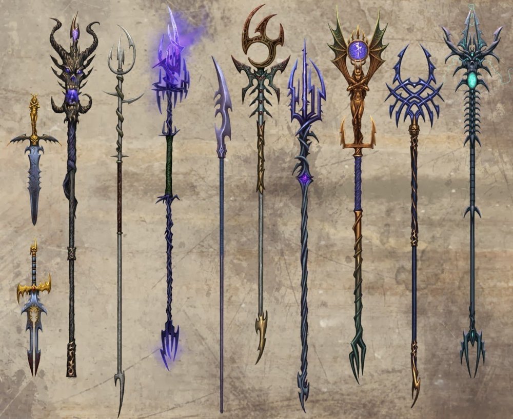 Посох хаоса вархаммер