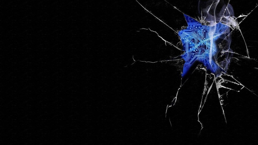 Разбитый экран телевизора