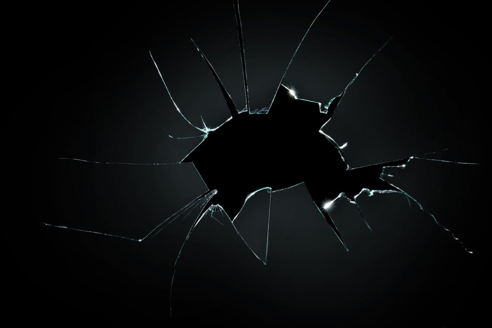 Разбитый монитор