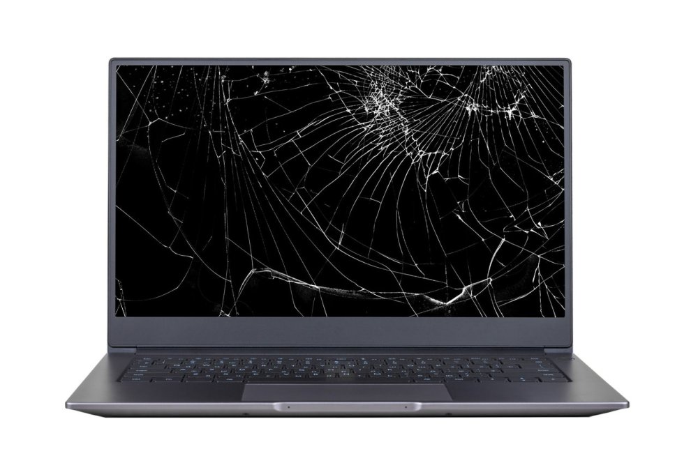 Разбитый монитор