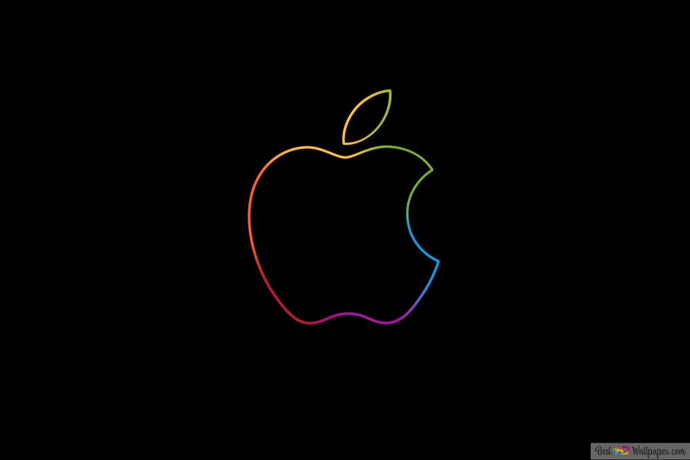 Радужное яблоко Apple