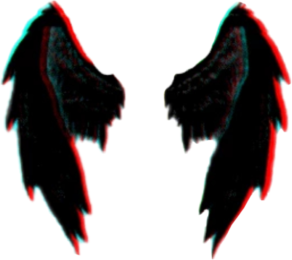 Крылья демона без фона