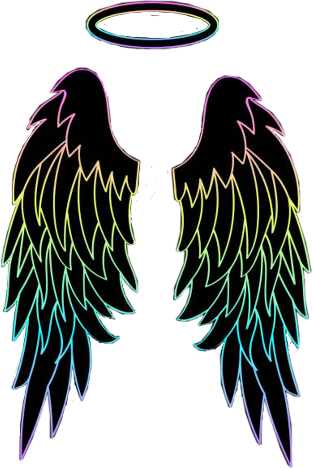 Крылья на прозрачном фоне