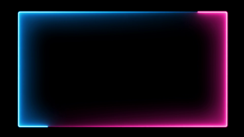 Неоновый прямоугольник