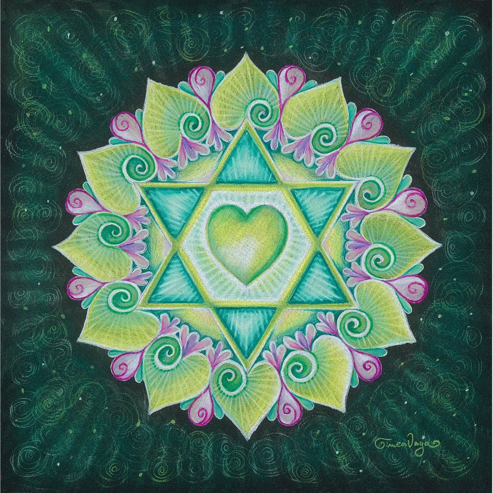 Чакры акварель