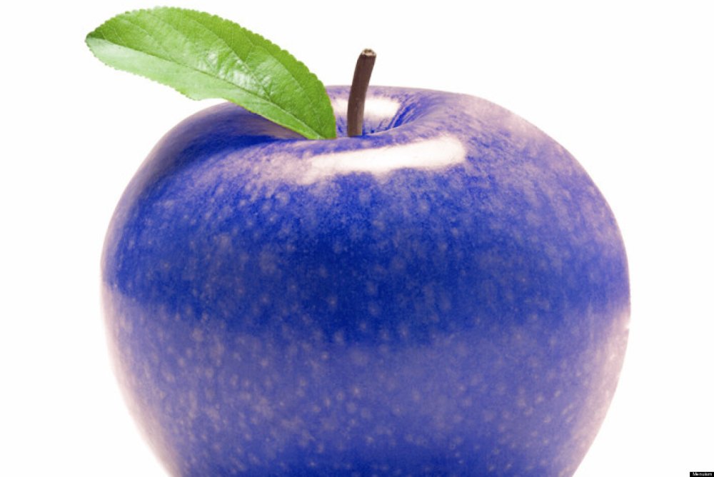 Синее яблоко