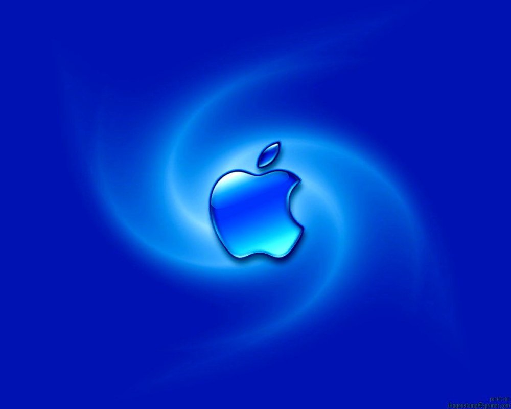 Синие обои на планшет