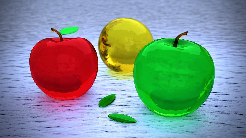 Яблочко Apple космический