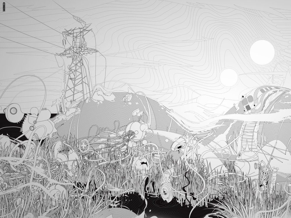 Дождливый серый город