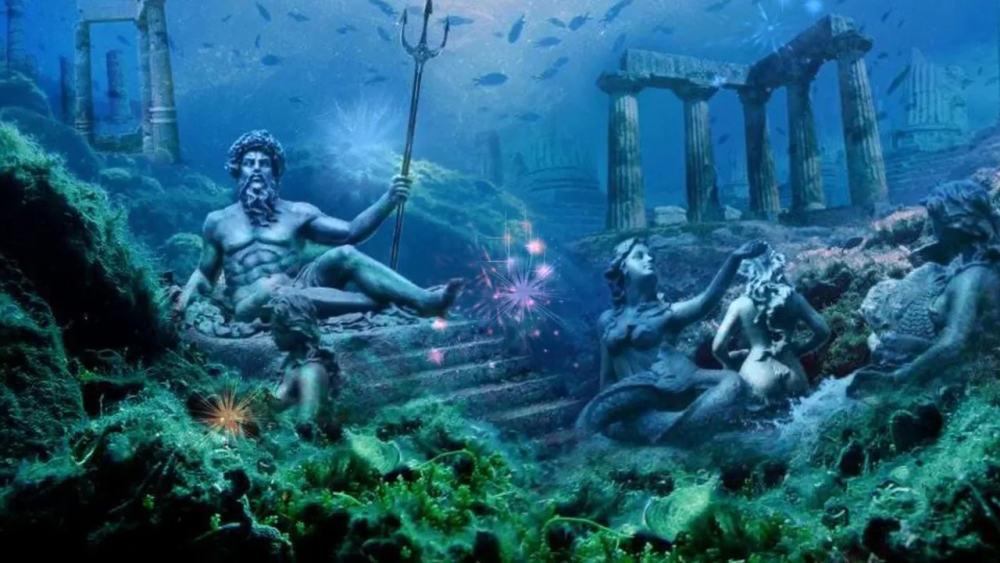 Исчезнувший остров Атлантида