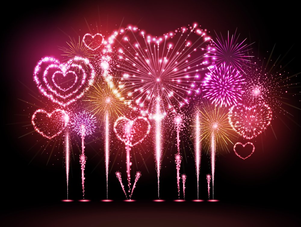 Салют "с днем рождения"