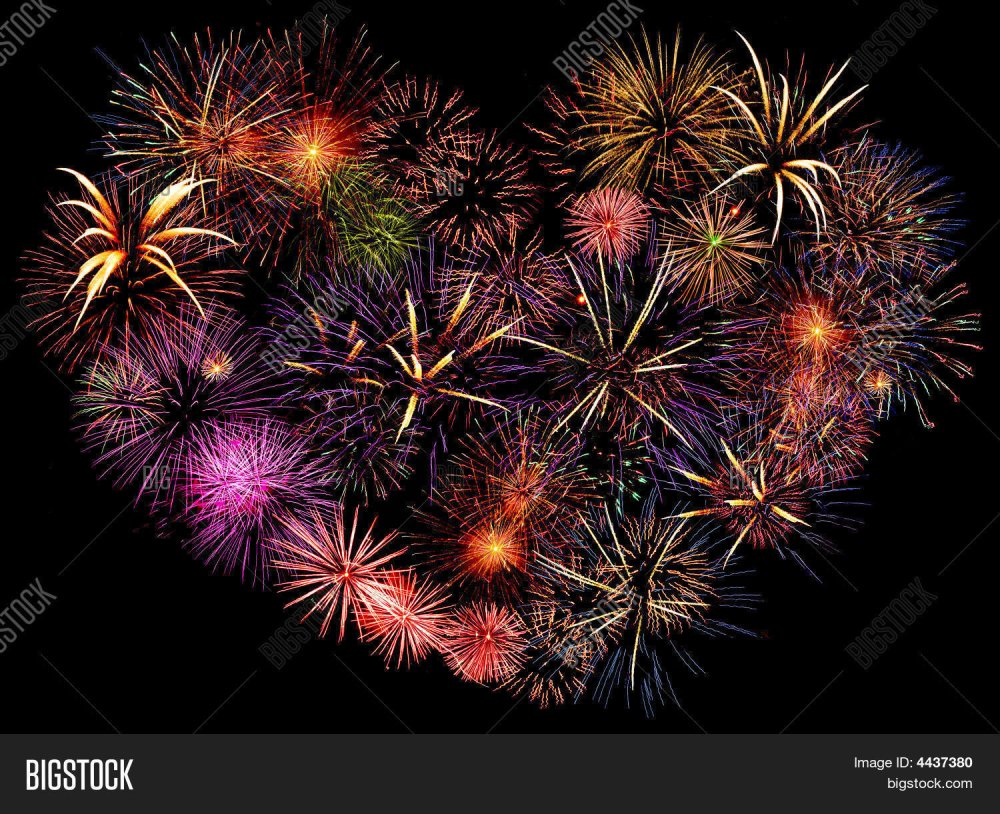 Салют в форме сердца