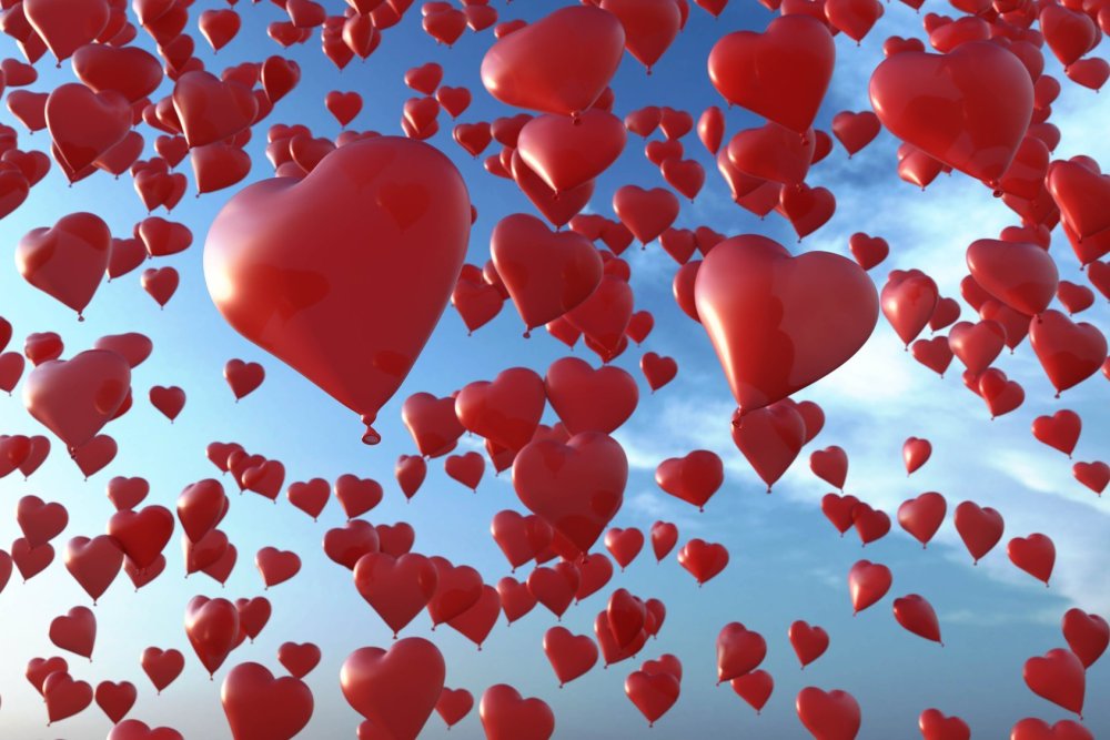 Куча сердечек