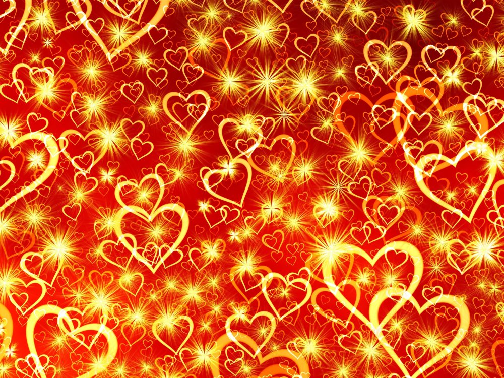 Фейерверк взрывающийся в виде сердца