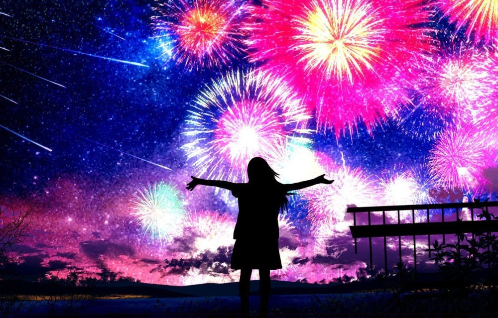 Салют в честь свадьбы