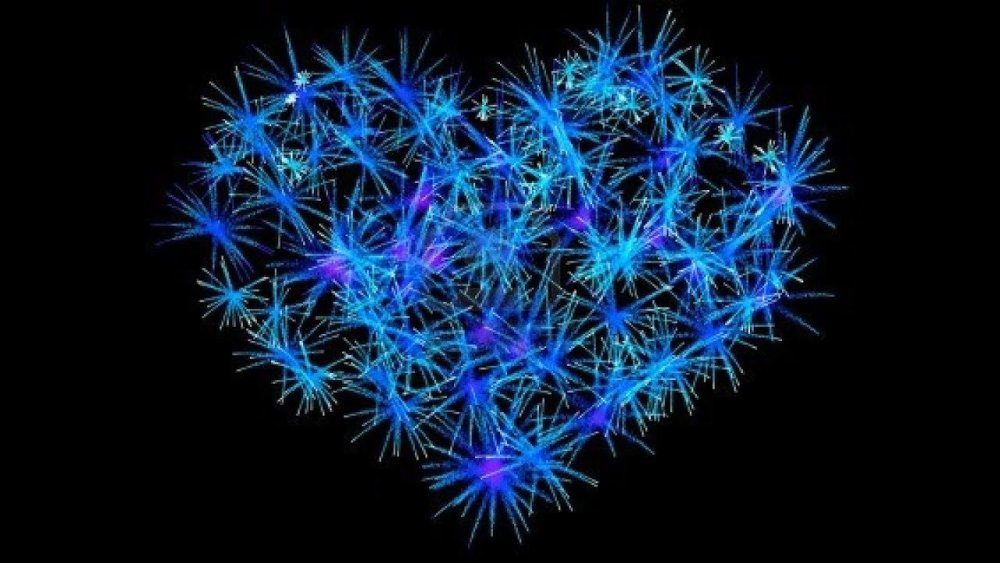 Бенгальские огни сердце