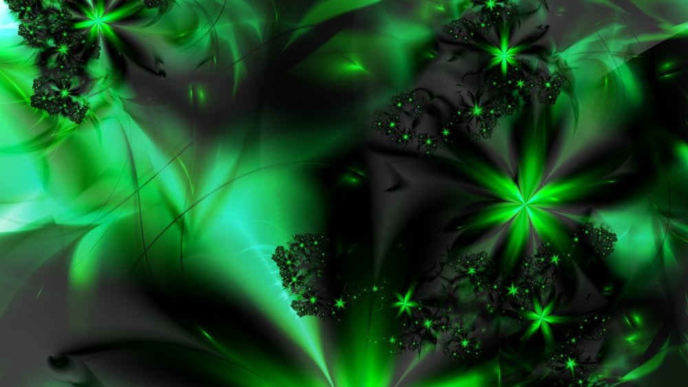 Зеленый неон