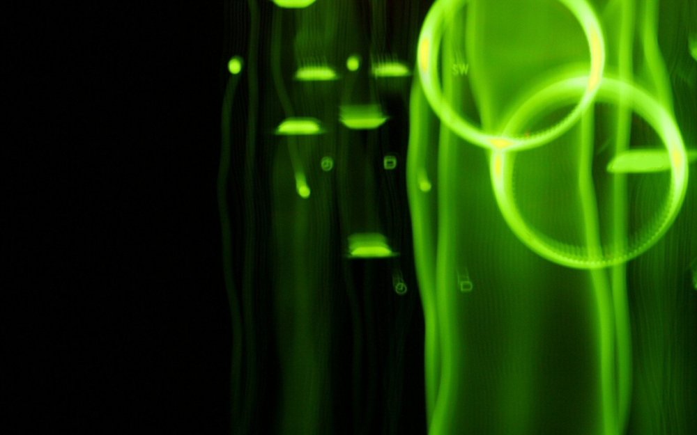 Зелёные обои на рабочий стол