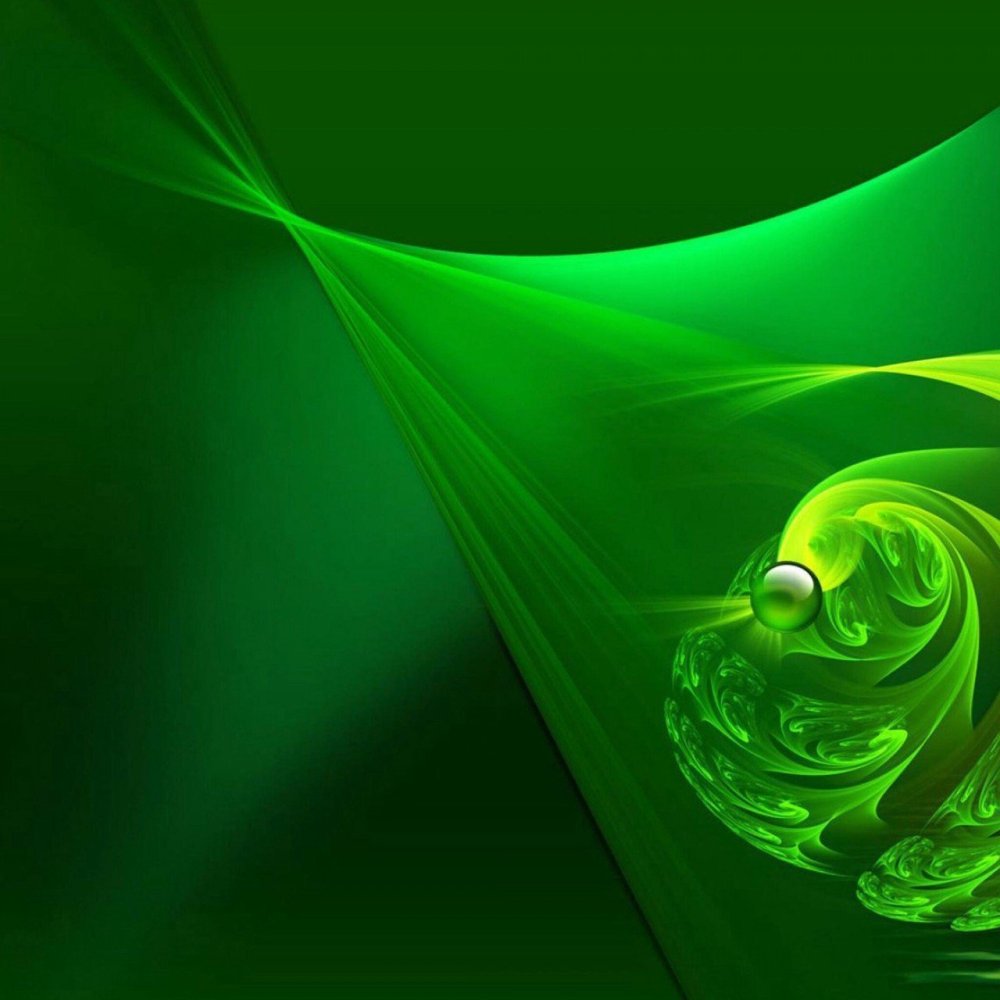 Абстракция в зеленых тонах