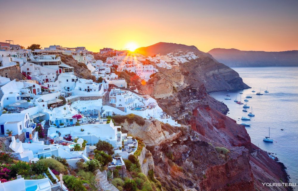 Остров Санторини (архипелаг Киклады)