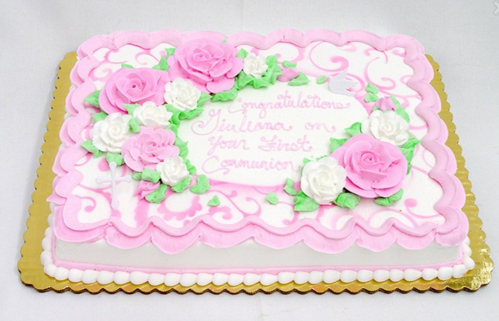 Торт прямоугольный с ягодами