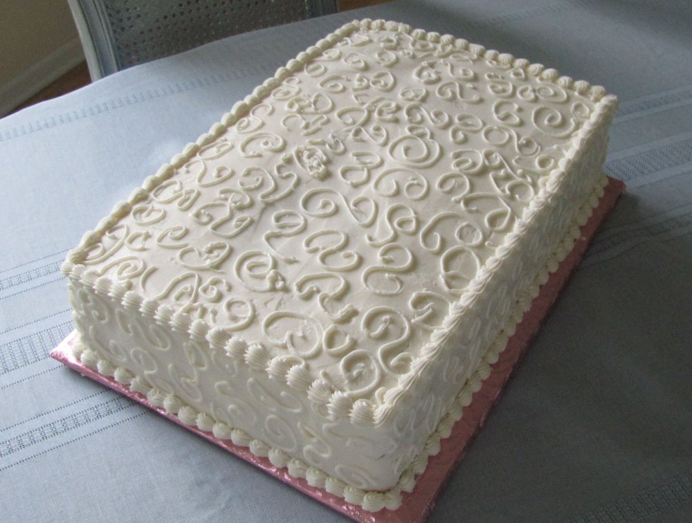 Квадратный торт