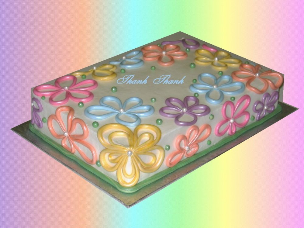 Прямоугольный торт