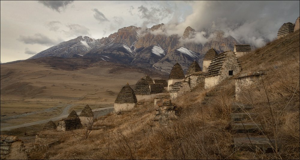 Мёртвый городок в Северной Осетии Даргавс