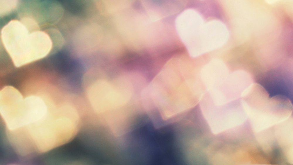 Боке в виде сердца