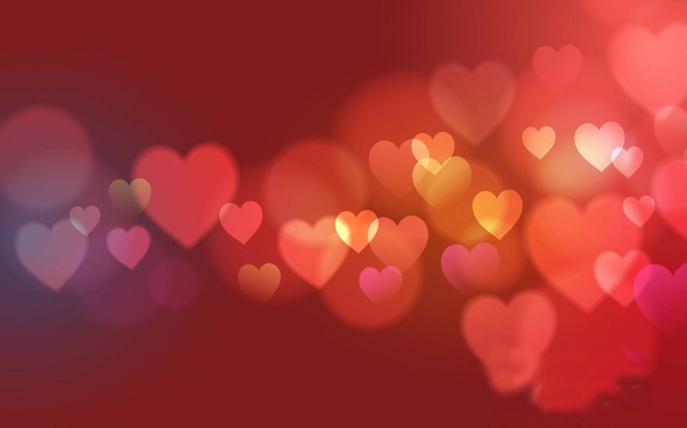 Романтический фон боке