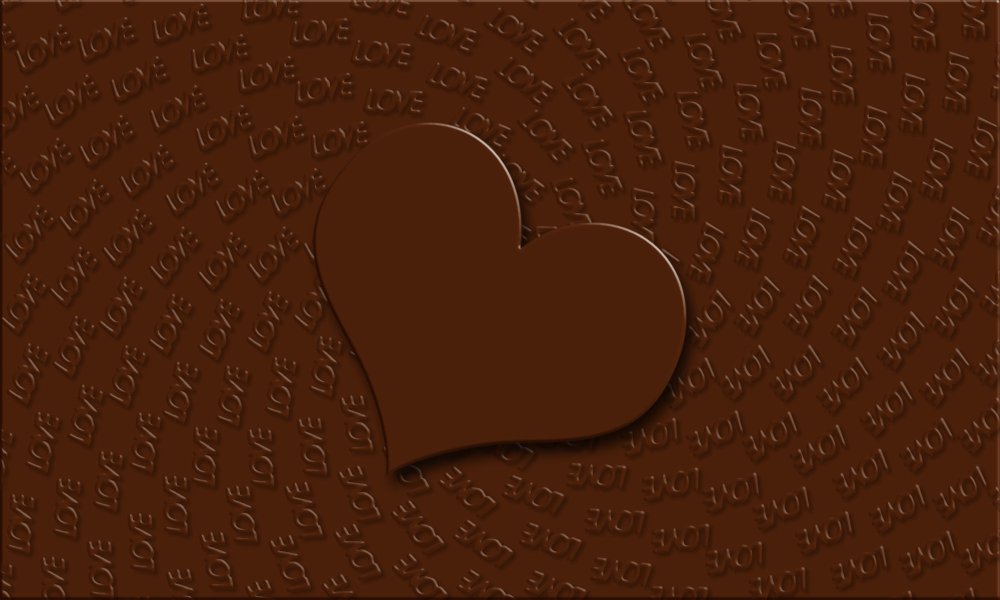 Обои для стен сердечки