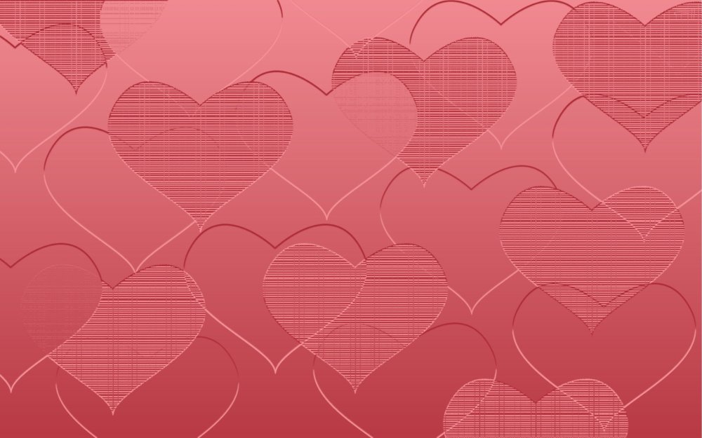 Коричневые сердечки фон