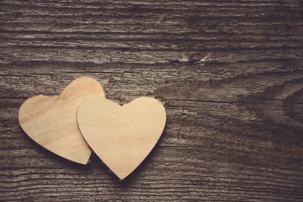 Сердечки красного цвета