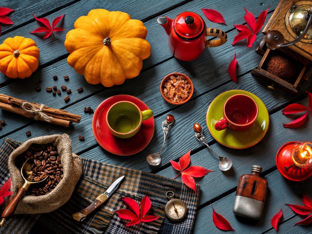 Чашка для горячего зимнего напитка