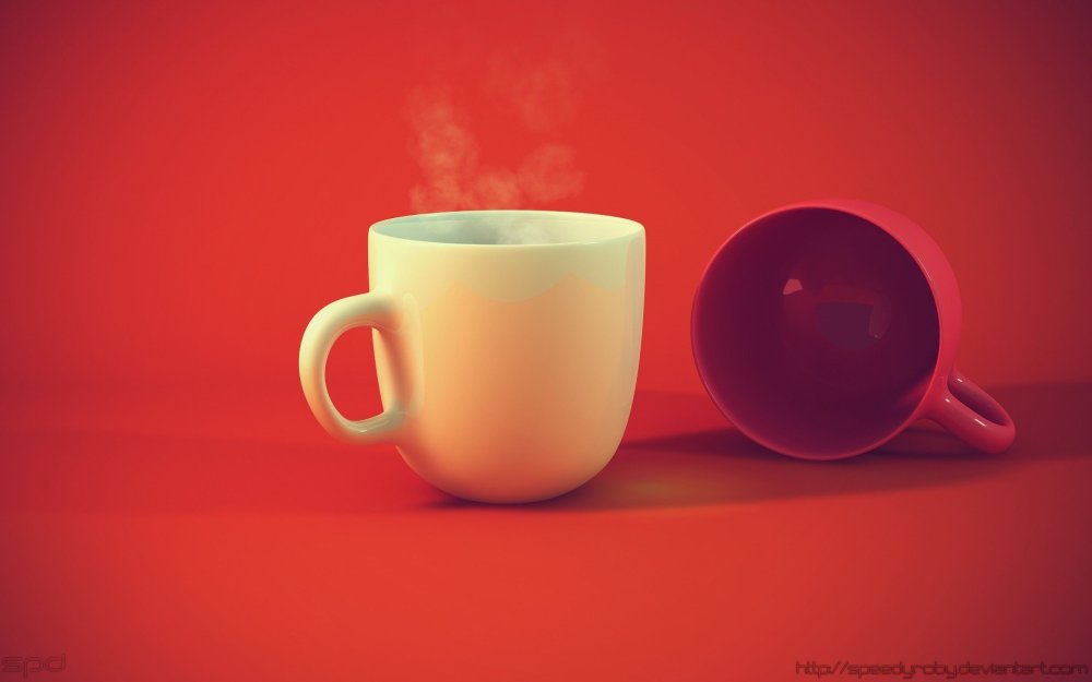 Кофе сверху