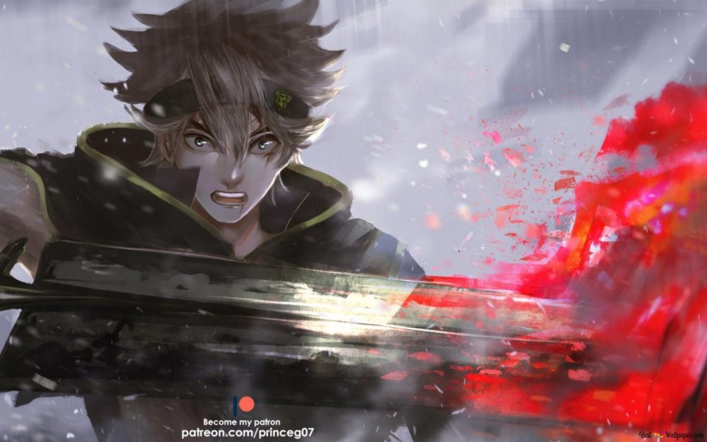 Аста чёрный Клевер демон 1920