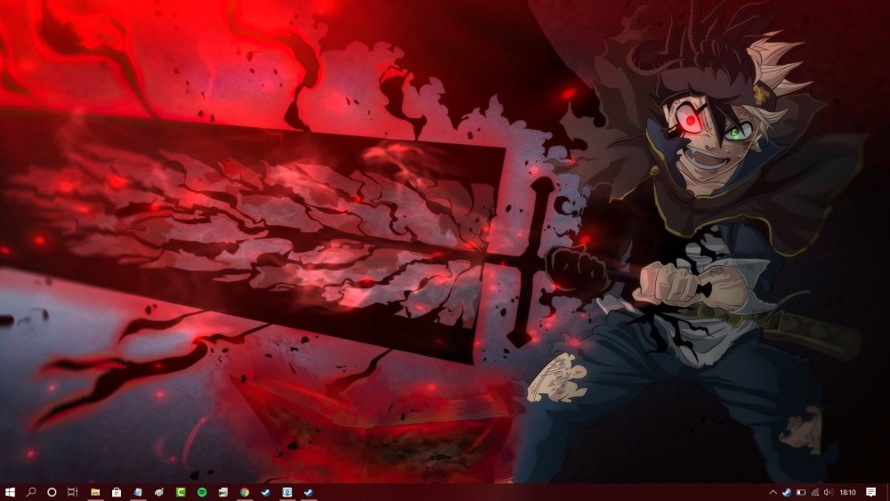 Чёрный Клевер арты на рабочий стол