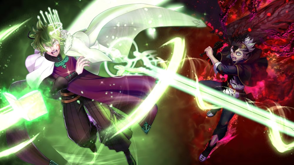 Аниме чёрный Клевер Black Clover