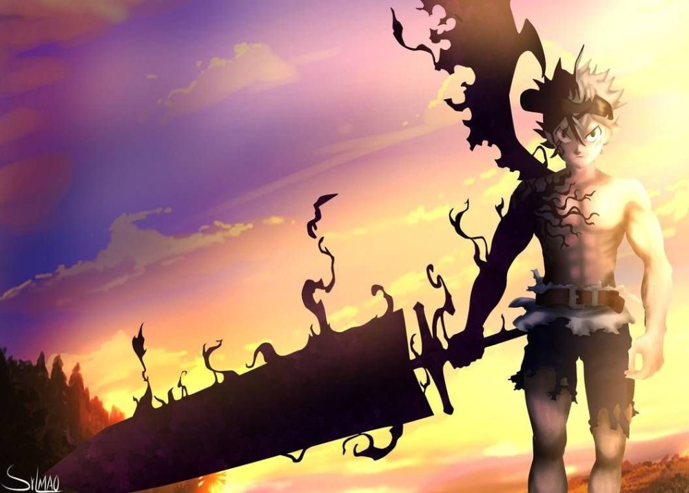 Аста и Наруто арт