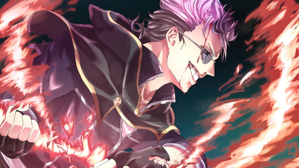 Аниме чёрный Клевер Магна