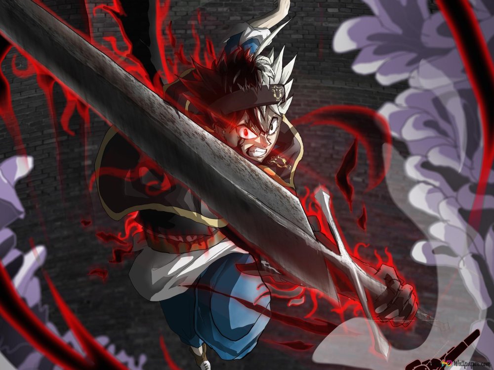 Черный Клевер обои