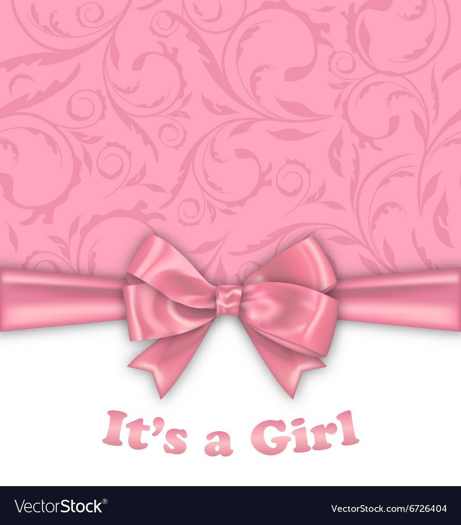 Бант розовый для сертификата